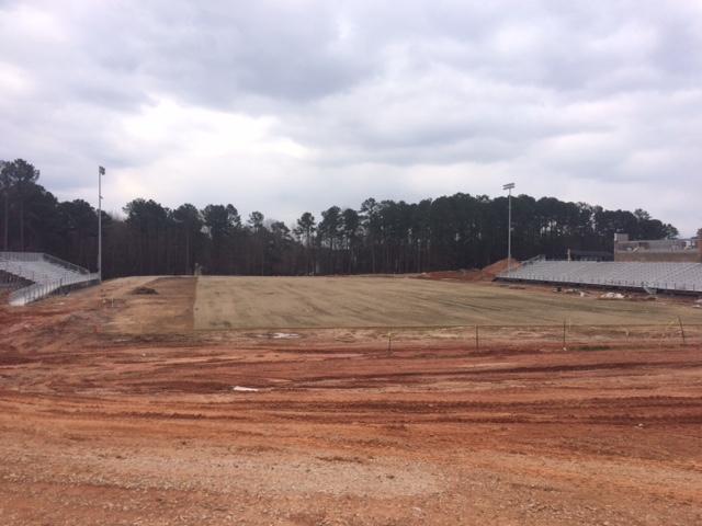 New Athens Drive Stadium Construction Ongoing