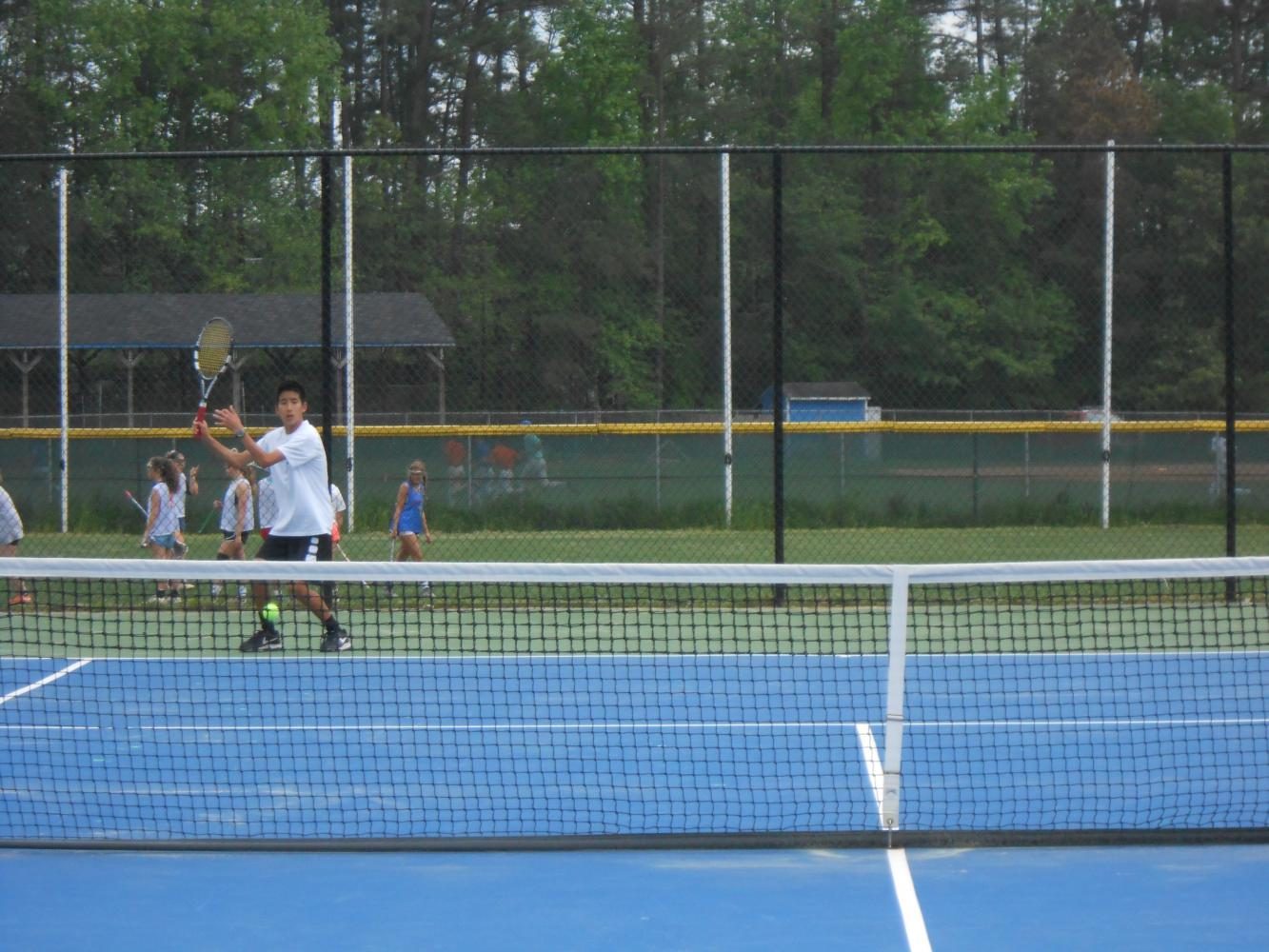 Athens mens tennis team loses to Green Hope 9-0