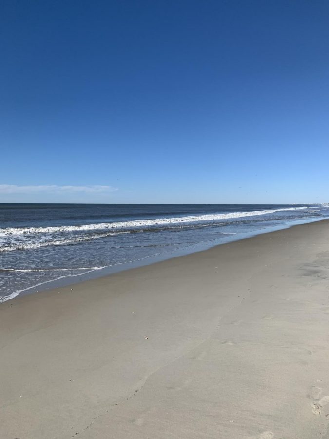 Spending a relaxing day at Atlantic Beach.