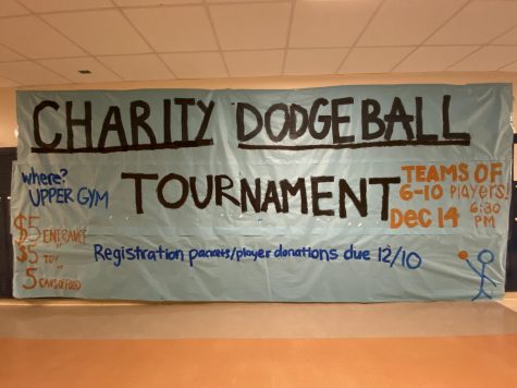 Charity Dodgeball tournament to be held Dec 14, 2021. Students form teams with friends and and ready for the sting of a Gatorskin dodgeball.
