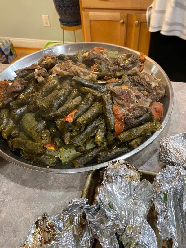 Warak Dawali, which translates to grape leaves, are commonly stuffed and eaten during Ramadan. 