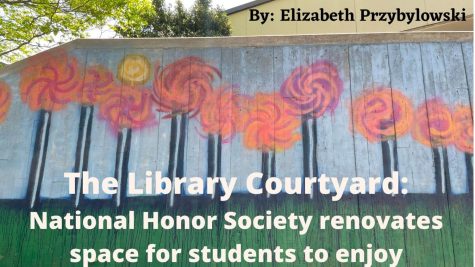 The Library Courtyard: National Honor Society renovates space for students to enjoy