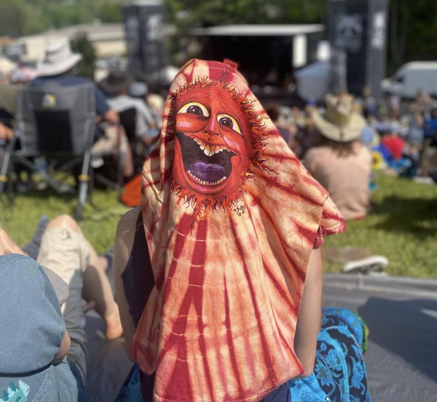 Senior Jorie Mills is shown above at Merlefest 2022, an annual music festival that takes place in Wilkesboro, NC. Mills has been going to the festival with her parents from a young age, a tradition that has given birth to some of her fondest memories.