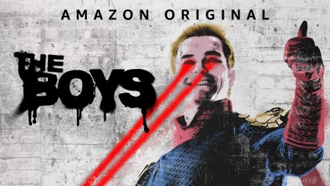 The Boys promotional poster, released with season one in 2019, picturing Homelander, the main ‘supe’ in the show.