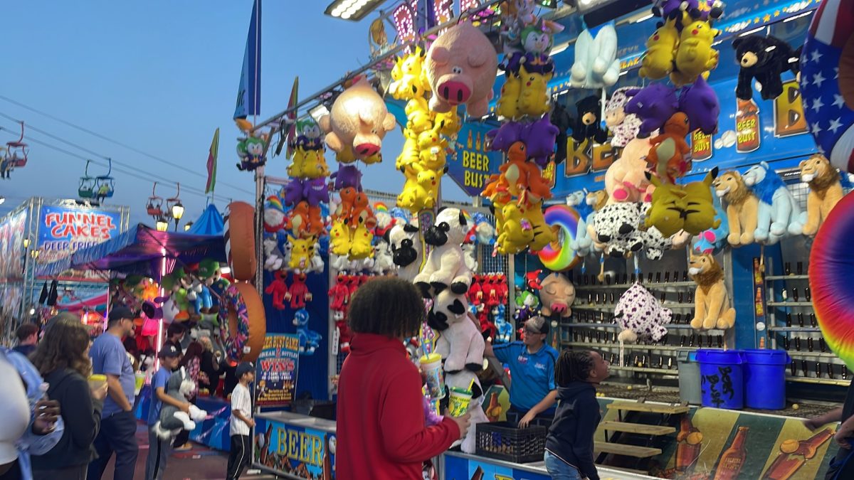 If one goes and isnt interested in the rides, the games offer plenty of entertainment. The prizes vary from oversized stuffed animals to professional basketball jerseys. Winners can often be seen around the fair walking with their prize. 