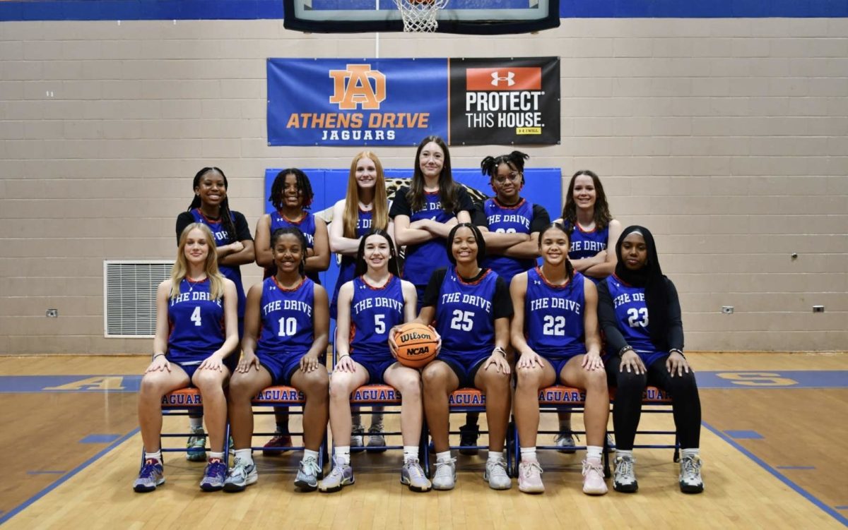 The womens varsity basketball team photo. Ava Sheppard is number 22.