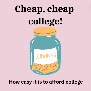No need to dip in your savings for college. A penny jar is all you need!