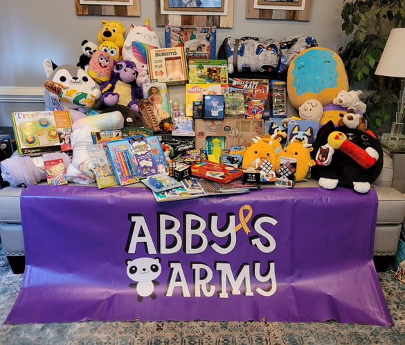 Members of Abby's Army are gathering together to spread the word and raise funds for kids with cancer as well as their families. Their energy and creativity really show as they work to support families facing this tough battle.