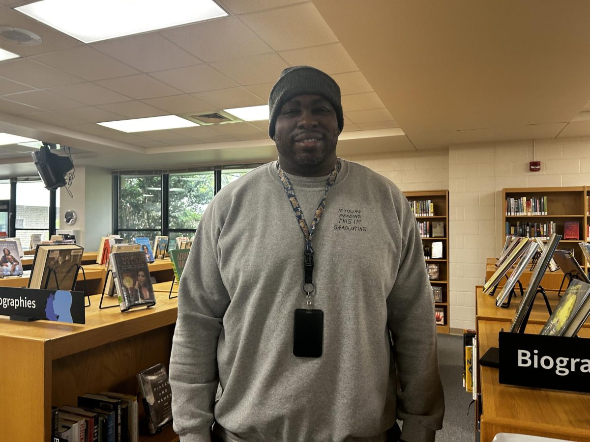 Donti Coats is an assistant principal who oversees English, Media, and ESL and supports students with last names ranging from Co to Ha. He also helps students realize their mistakes and hopes they learn from them, such as tardiness, disrespect, skipping, and sometimes even physical offenses. Mentors inspired him, and he went from school counselor to assistant principal and has been doing it for 10 years. He loves seeing students succeed, even when they don’t think they can. 