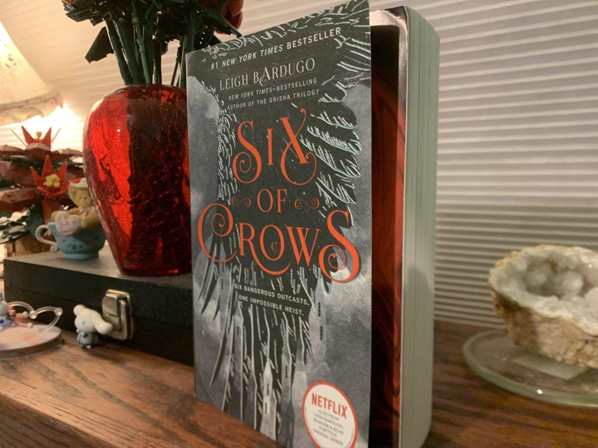 Six of Crows is written by Leigh Bardugo. It was published in 2015 and has been adapted into the Netflix show "Shadow and Bone."